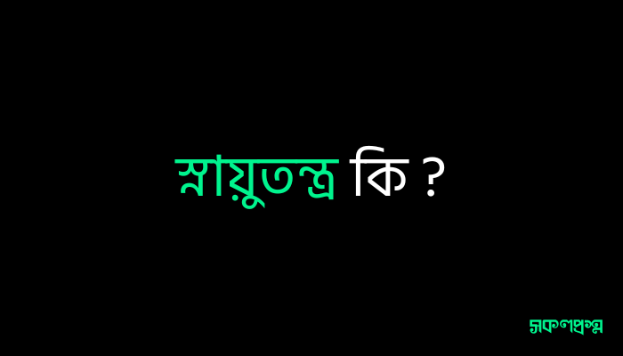 স্নায়ুতন্ত্র কি ?